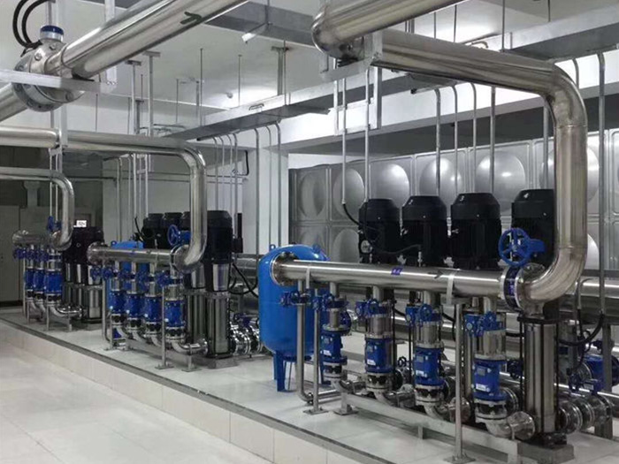 箱式集成供水泵站安裝實景